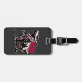 Etiqueta De Bagagem Design T-Rex Gamer Rage No More
