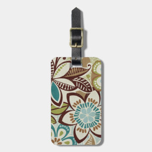 Etiqueta De Bagagem Designs florais modernos