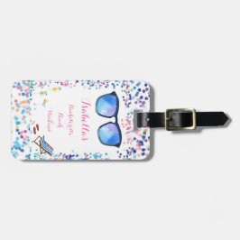 Etiqueta De Bagagem Destino de Viagem de Despedida de Solteira Festa