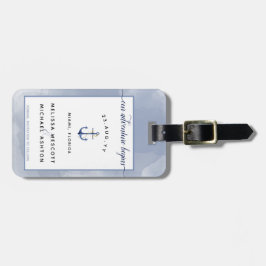 Etiqueta De Bagagem #Destino Náutico #Casamento Salve a Data