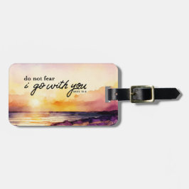 Etiqueta De Bagagem Deuteronomia 31:6 Não tenha medo de ir com você Bí