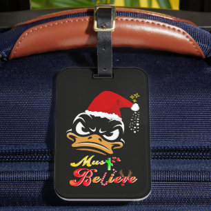 Etiqueta De Bagagem Deve Acreditar no Natal