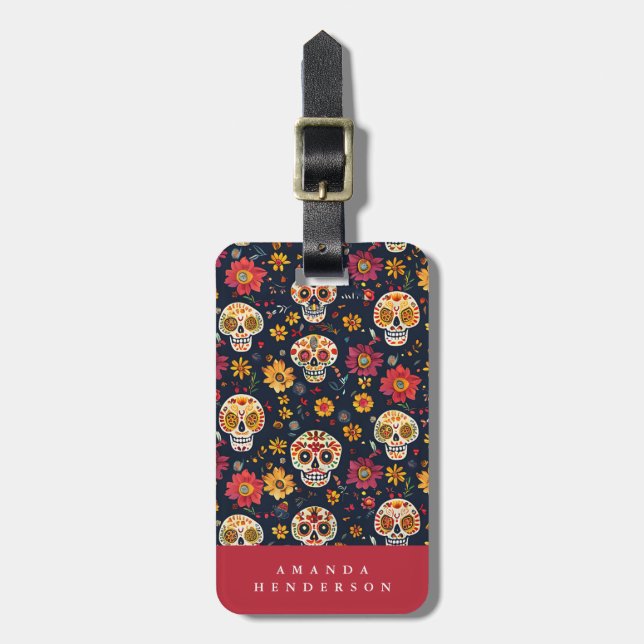 Etiqueta De Bagagem Dia da Bagagem Morta (Frente Vertical)