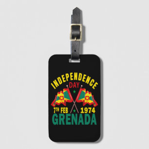 Etiqueta De Bagagem Dia da Independência de Granada