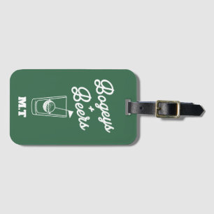 Etiqueta De Bagagem Dia da Taça de Golfe de Boys e Beers