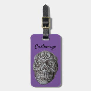 Etiqueta De Bagagem Dia das Caveiras do Sugar Skull Thunder_Cove