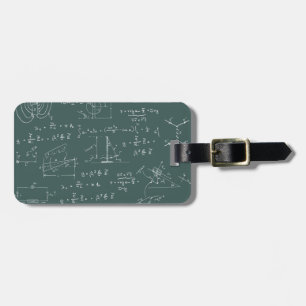 Etiqueta De Bagagem Diagramas e fórmulas da física