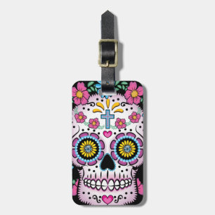 Etiqueta De Bagagem Diâmetro de los Muertos Crânio