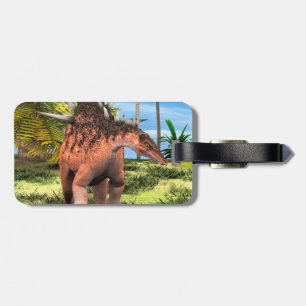Etiqueta De Bagagem Dinossaur Kentrosaurus