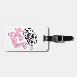 Etiqueta De Bagagem Diversão Rosa Country Vamos Garotas Despedida de S