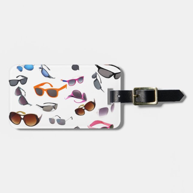 ETIQUETA DE BAGAGEM DIVERTIMENTO DO VERÃO (Frente Horizontal)