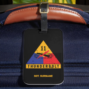 Etiqueta De Bagagem Divisão "Thunderbolt" blindada com 11