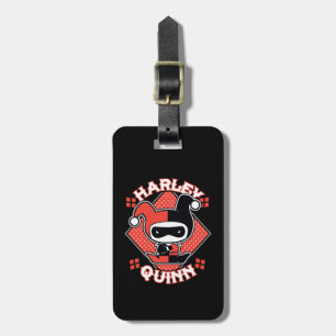Etiqueta De Bagagem Divisões de Chibi Harley Quinn