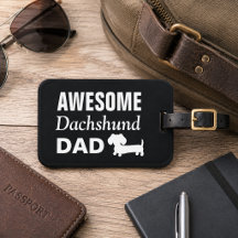 Etiqueta de bagagem do Dia dos Pais para papai Dac