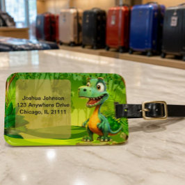 Etiqueta de Bagagem do Dinossaur