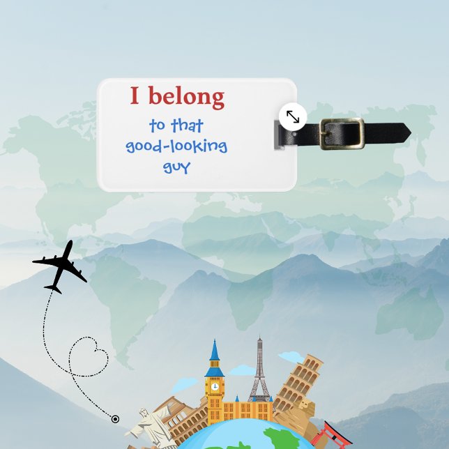 Etiqueta de Bagagem do Engraçado Engraçado Persona (Criador carregado)