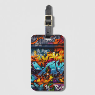 Etiqueta de bagagem do grafite