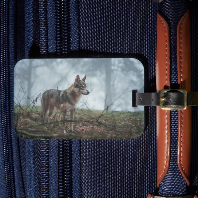 Etiqueta de Bagagem do Wolfdog (Frente Insitu 4)