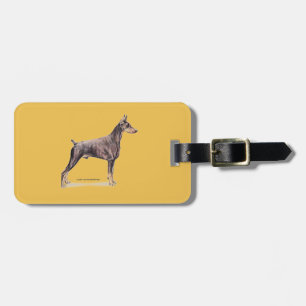 Etiqueta De Bagagem Doberman Pinscher