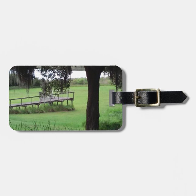 Etiqueta De Bagagem doca seca do lago (Frente Horizontal)