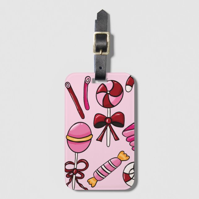 Etiqueta De Bagagem Doces bonitos (Frente Vertical)