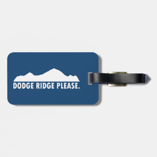 Etiqueta De Bagagem Dodge Ridge
