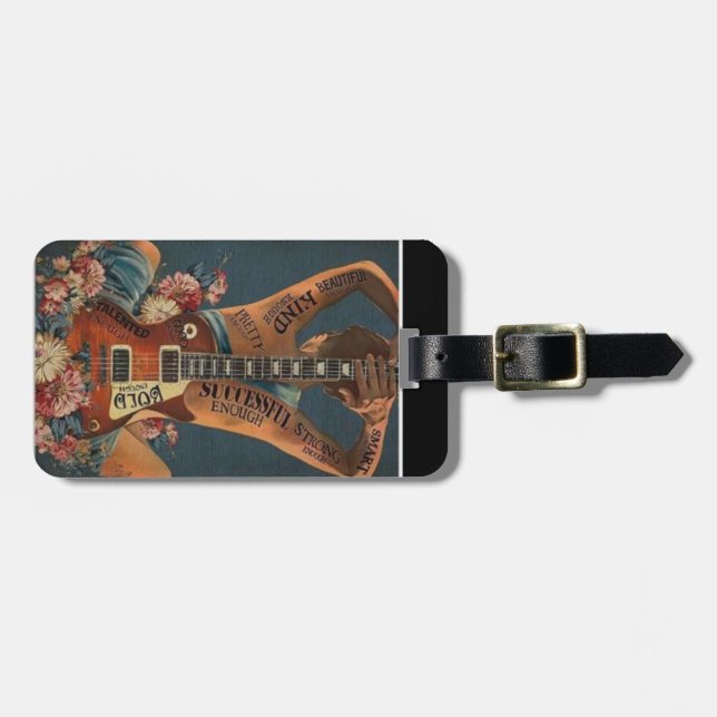 Etiqueta De Bagagem Dois lados (Frente Horizontal)