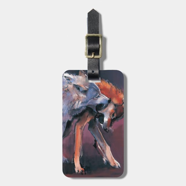 Etiqueta De Bagagem Dois Lobos 2001 (Frente Vertical)