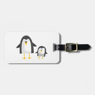 Etiqueta De Bagagem Dois pinguins