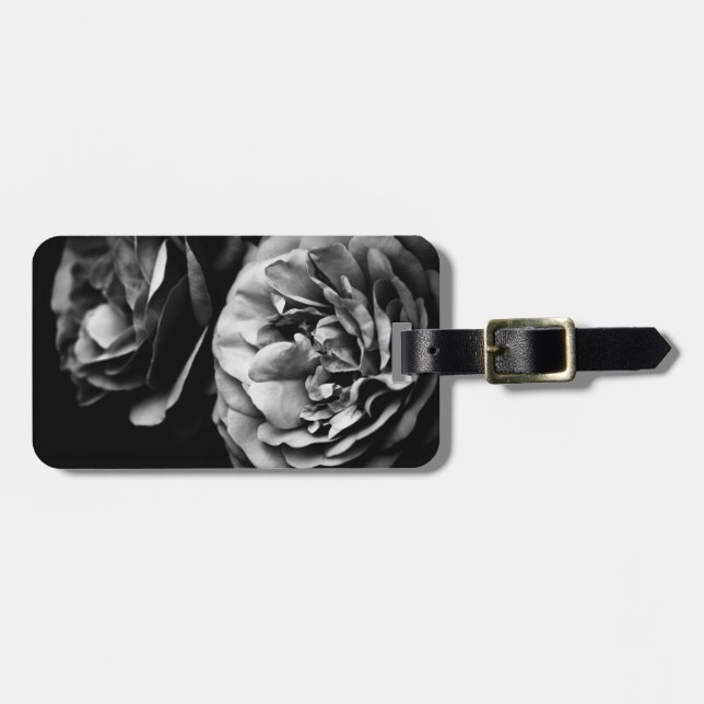 Etiqueta De Bagagem dois rosas (Frente Horizontal)