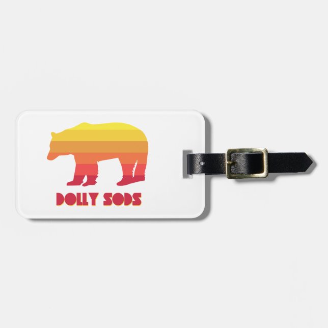 Etiqueta De Bagagem Dolly Sods Wilderness Bear (Frente Horizontal)