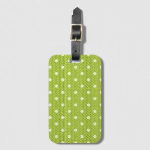 Etiqueta De Bagagem Dotty Delight Green
