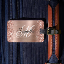 Dourado Rosa Brilhante com Lantejoulas