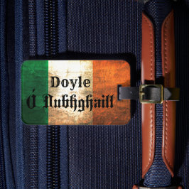 Etiqueta De Bagagem Doyle Irish Flag