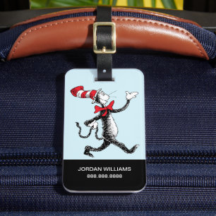 Etiqueta De Bagagem Dr. Seuss O Gato no Chapéu Passarela