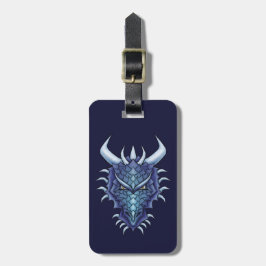 Etiqueta De Bagagem Dragão legal Fantasy DND Roleplay Nerdy