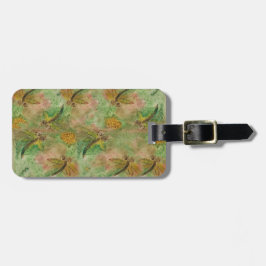 Etiqueta De Bagagem Dragonfly Cotton Candy