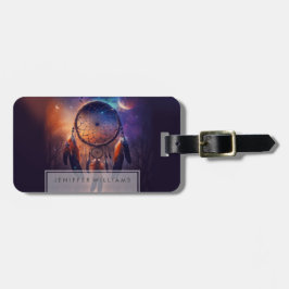 Etiqueta De Bagagem Dreamcatcher na floresta