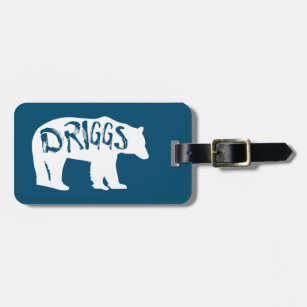 Etiqueta De Bagagem Driggs Idaho Bear