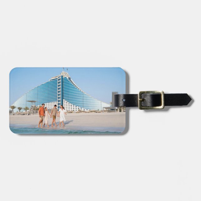Etiqueta De Bagagem Dubai Jumeira (Frente Horizontal)
