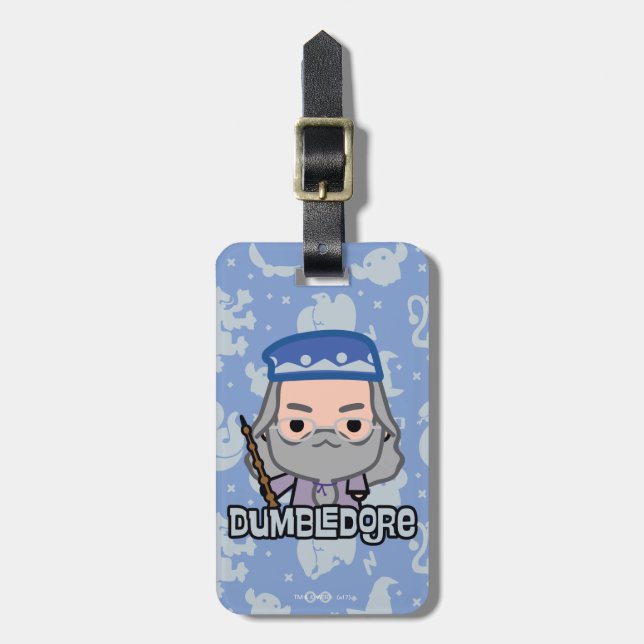 Etiqueta De Bagagem Dumbledore Personagem de desenho animado Art (Frente Vertical)