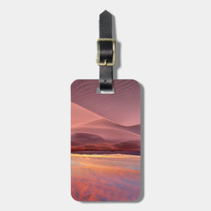 Etiqueta De Bagagem Dunas de areia rosa, Vale da Morte, CA