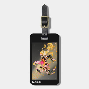 Etiqueta de Bagagem e Cavalo Mecânico Vapor