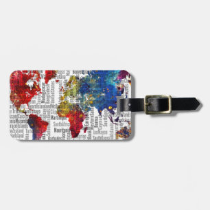 Etiqueta De Bagagem É meu mundo