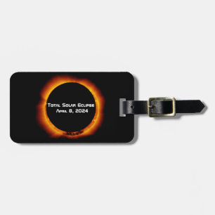 Etiqueta De Bagagem Eclipse Solar Total 2024