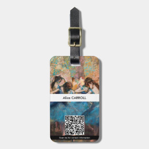 Etiqueta De Bagagem Edgar Degas - Dançarinas em azul