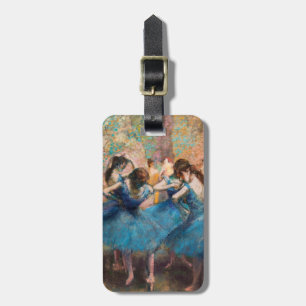 Etiqueta De Bagagem Edgar Degas - Dançarinas em azul