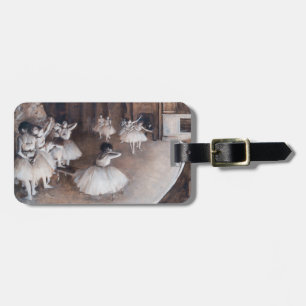 Etiqueta De Bagagem Edgar Degas - Ensaio de Ballet no Palco