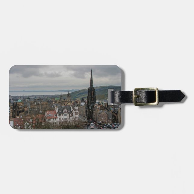Etiqueta De Bagagem Edimburgo, Scotland (Frente Horizontal)