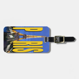 Etiqueta De Bagagem Eiffel Tower Paris França